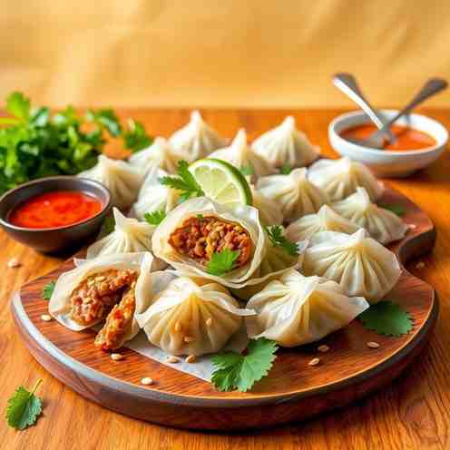 Dumplings - Cambodian Num Kachay Recipe